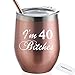 MASGALACC Stainless Steel Tumbler, Rose Gold