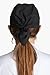 Fiumara Apparel Practical Durability Deluxe Head Wrap Cotton - Black| Made in USA |
