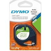 DYMO 10697 Letratag Pearl White Refill.5-in. x 13-Ft, 2-Pk. - Quantity 3