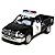 12 pcs in Box: 5" Dodge Ram Police Pickup Truck 1:44 Scale (Black/White)