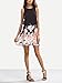 Floerns Women's Loose Floral Tank Dress Summer Sleeveless Dresses Black Pink L