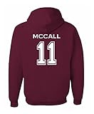Adult Teen Wolf McCall 11 Lacrosse Hoodie