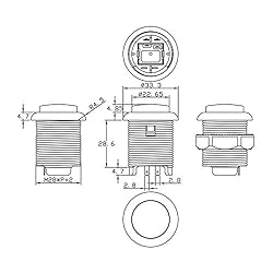 Easyget 4 Pcs/Lot Arcade Start Player & Coin