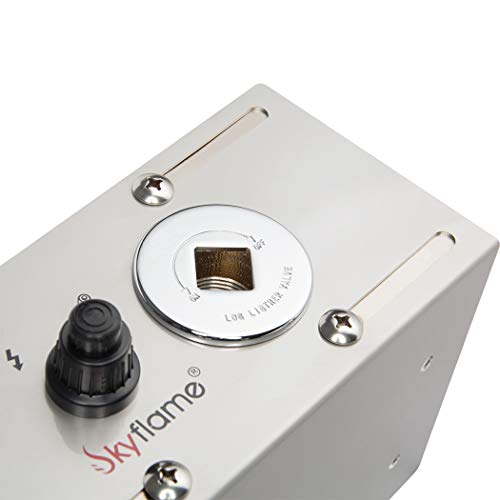 Skyflame Stainless Steel Extensive Fire Pit Gas Burner Spark Ignition