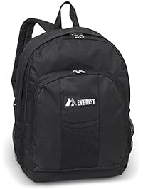 Everest Luggage Backpack with Front and Side Pockets