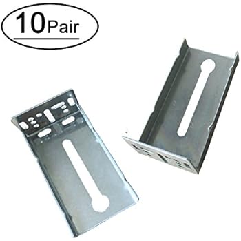 10 Pairs Rear Mounting Brackets For Drawer Slide Lontan B4502