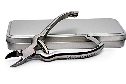Toe Nail Cutter/Clipper Stainless Spring Action with Safety Lock Nail Cutter with The Corme Finishing