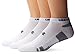 Under Armour Men's HeatGear No Show Socks (3 Pair), White, Medium