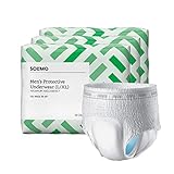 Amazon Brand - Solimo Incontinence Underwear for Men, Maximum Absorbency, Large/Extra Large, 54 count