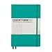 LEUCHTTURM1917 - Notebook Hardcover Medium A5-251 Numbered Pages for Writing and Journaling (Emerald, Ruled)