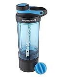 Powerade Mixer Bottle Pro with Storage, Cyan, 22 oz