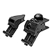 SOUFORCE AR15 Front and Rear 45 Degree Offset BUIS Backup Iron Sight Set for Picatinny Rails