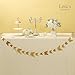 Ling's moment Butterfly Garland ( Gold Glitter ) for Wedding, Baby Shower, Birthday Decor & Butterfly Theme Decor, 10 Feet Long