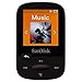 SanDisk Clip Sport 4GB MP3 Player, Black With LCD Screen and MicroSDHC Card Slot (Renewed)