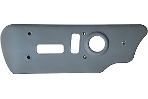 KYYET Fits For 2003-2007 Chevrolet GMC Gray Front Driver Left Power Seat Switch Housing Trim Bezel Panel Replace 88941682