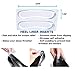 High Heel Pads, Heel Cushion Inserts, Heel Liners (12 PCS) - Unisex (Black)