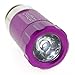 eGear Spotlight Rechargable LED Vehicle Light, Purple Aluminum Body