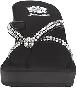 yellow box gateway wedge sandal