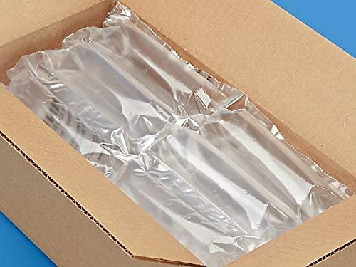 Top Tier Filled Air Pillows 4x8 200 Count (55 Feet, 24 Gal, 3.6 CU Feet). Void Fill, Shipping Padding, Moving Fragile Items. (200)