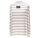 Milk Snob Original 5-in-1 Cover - Nursing Cover for Breastfeeding - Baby Car Seat Cover, Carseat Canopy & Stroller - Essential All-in-One Cover - Gift for Mom, Baby (Cream and Gray Stripe)