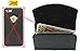 VOTEC Premium Cell Phone Dual Case Pouch Double Decker Fits Two iPhone 8, 7, 6, 6S with No Case (Each Phone Measuring 140 x 70 x 10mm or Less)