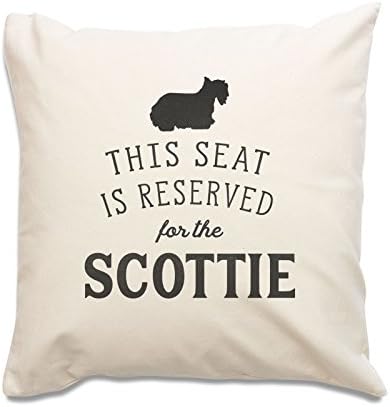 New - Reserved for The Scottie - Cushion Cover - Dog Gift Present Xmas Birthday