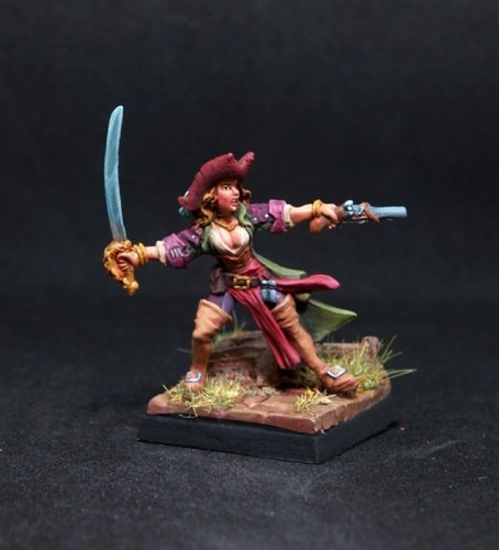 Dark Heaven Legends Elizabeth Pirate Captain Miniature Reaper