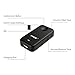 Car Bluetooth Receiver - iXCC New Generation [Bluetooth 4.0, 200MAH Built-in Battery] Car Adapter for Answering Calls, Playing Music and More - Black