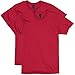 Hanes Men's Nano Premium Cotton T-Shirt (Pack of 2), Deep Red, Large