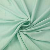 Green Mint Lt Poly Rayon Spandex Jersey Knit Fabric, Fabric by the Yard - 1 Yard