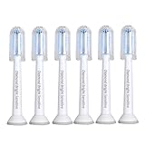 BestBuyGuy DiamondBrite HX6014 HX6054 Replacement Toothbrush Heads with Travel Caps Fits Philip Sonicare
