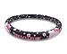 Finex Hello Kitty Car Steering Wheel Cover - Flowers Black - Universal Fit Auto Accessories