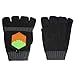JINX Minecraft Enderman Fingerless Knit Gloves with Convertible Mitten Cover, Black, Youth Fit