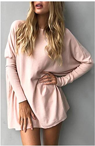 Dames Oversized Shirt Pullover Baggy Batwing Lange Mouw Top Blouses Katoen Women Losse Jumper T Shirt Trui Tuniek, S-3XL - Image 4