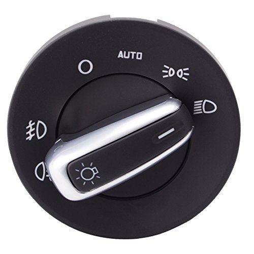 Daphot Store - Headlight Fog Light Control Switch Replacement Car Accessories FOR SKODA OCTAVIA II 04-13 1Z0941431K/1Z0 941 431K