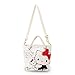 Finex Hello Kitty CANVAS White Crossbody with Rope Handles and Adjustable & Removable Long Strap