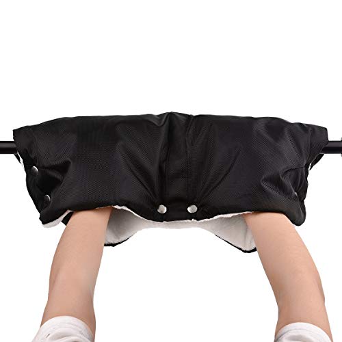 Funkprofi Stroller Gloves Waterproof Windproof Anti-Freeze Thick Stroller Muff, Stroller Mittens Gloves Hand Warmer with Warm Flannel, Hand muff for Stroller Buggy Pram, with Universal Fit - Thumbnail 5