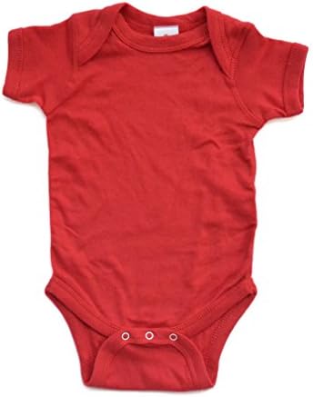 Apericots Super Soft Cotton Blank Plain Comfy Baby Short Sleeve Bodysuit