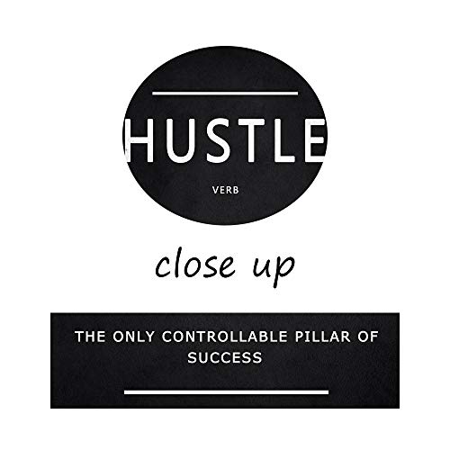 Hustle Verb Motivational Wall Art Inspirational Entrepreneur Quotes Canvas Painting Modern