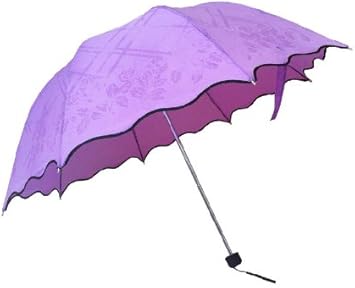 Amazon Co Jp Sunshineworks 折りたたみ 傘 濡れると 可愛い