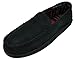 MIXIN Men's Indoor/Outdoor Microsuede Hardsole Pile-Lined Moccasin Slipper
