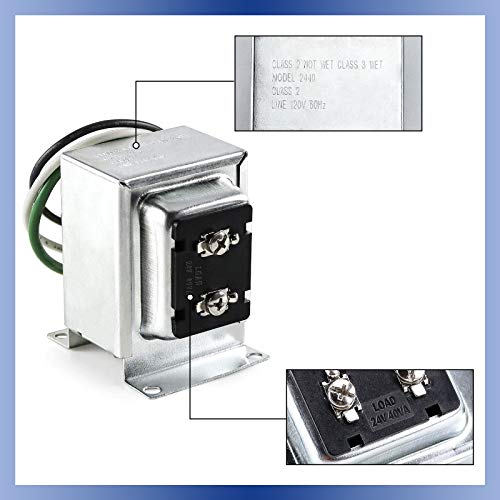 Cenipar Doorbell Transformer 24V 40VA Compatible with Ring Doorbell