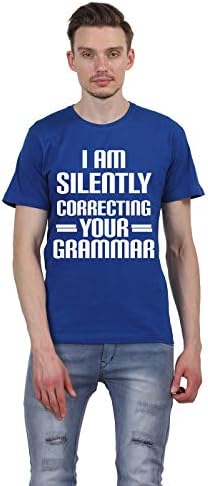 Ruffty-English Teacher T-Shirt Day Gifts. Grammar Shirts.- Men's Cotton T Shirt