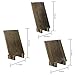 MyGift Rustic Gray Wood Jewelry Tower, Retail Necklace Display Plank, Set of 3
