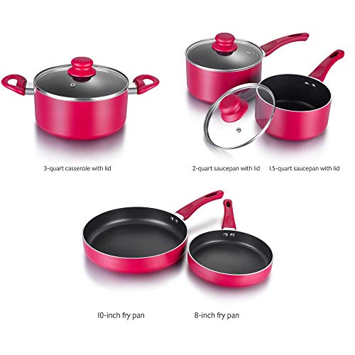 4 Classic+8+Piece+Non+stick+Cookware+Saucepans