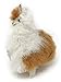 Standing Baby Alpaca Fur Alpaca Cria Figure - Multi Colored 7 Inch