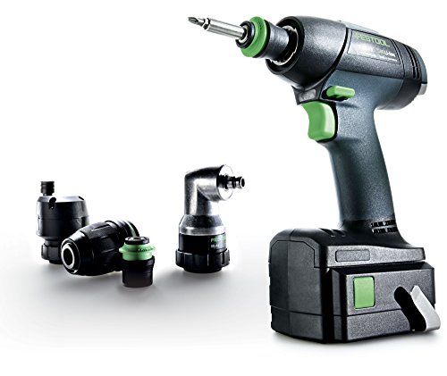 Festool 564524 T 18 with 3 Lithium Ion Cordless Drill Set