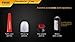 EdisonBright FENIX PD40R USB Rechargeable 3000 Lumen Cree XHP-70 LED Flashlight with, rechargeable battery and USB charging cable bundle