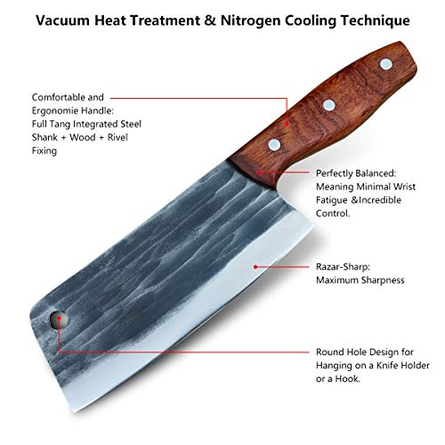 Kitchen Knife Asian Cleaver Knife Chef's Chopper Butcher Knives