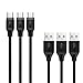 AUKEY USB C Cable 3.3ft, [3 Pack] USB 3.0 Type C Cable Fast Charge for Samsung Galaxy S9 S9 Plus S8 S8 Plus Note 8, LG V30 V20 G6 G5, HTC U11/10 and More
